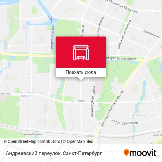 Карта Андреевский переулок