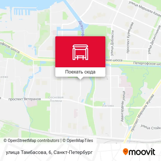 Карта улица Тамбасова, 6
