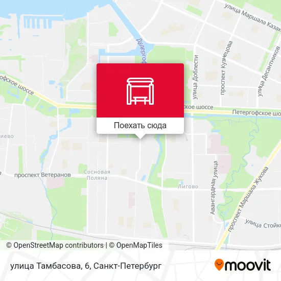 Карта улица Тамбасова, 6