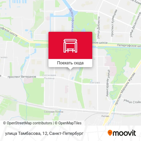 Карта улица Тамбасова, 12