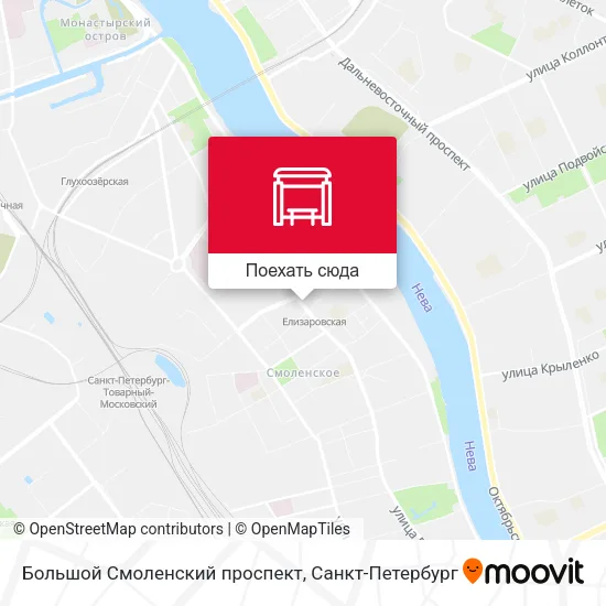 Карта Большой Смоленский проспект