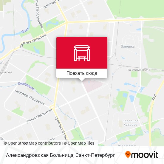 Карта Александровская Больница