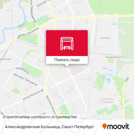 Карта Александровская Больница