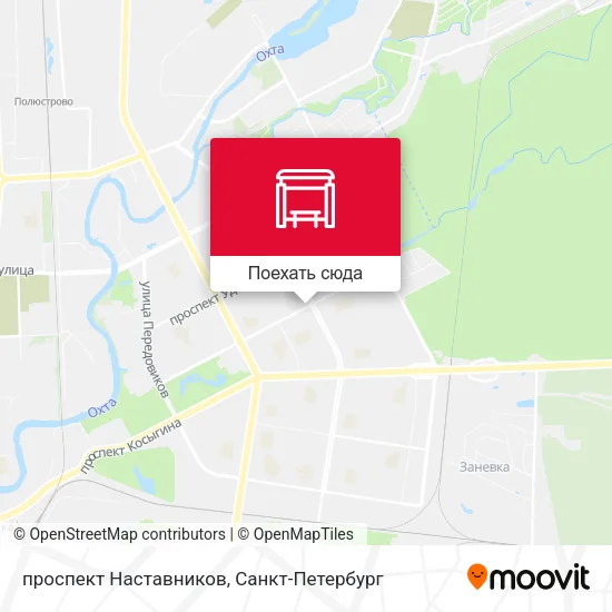 Карта проспект Наставников