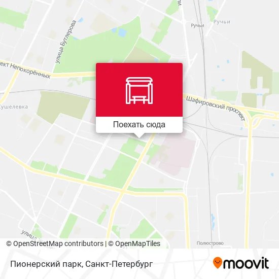 Карта Пионерский парк