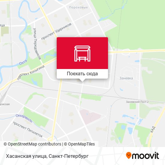 Карта Хасанская улица