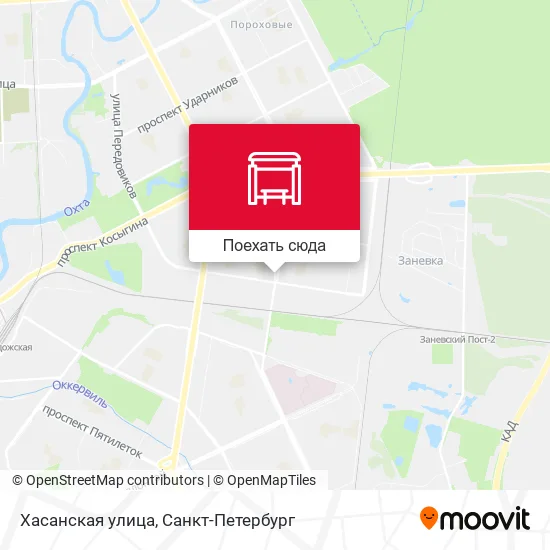 Карта Хасанская улица