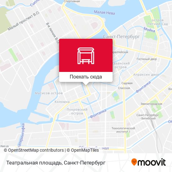 Карта Театральная площадь