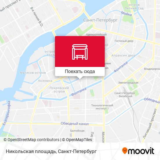 Карта Никольская площадь