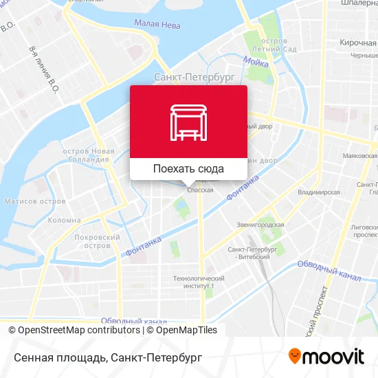 Карта Сенная площадь