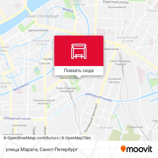 Карта улица Марата