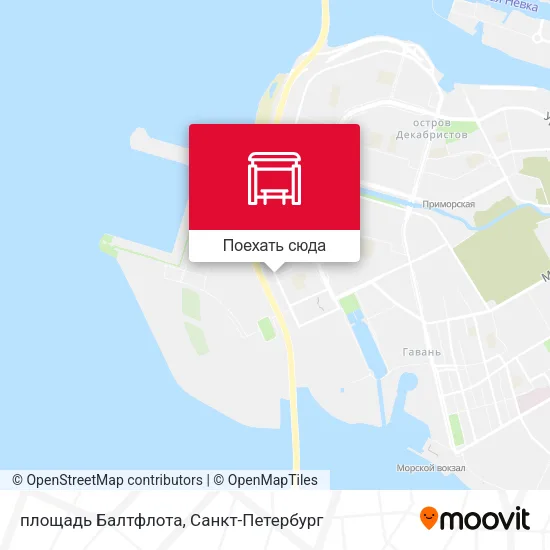 Карта площадь Балтфлота