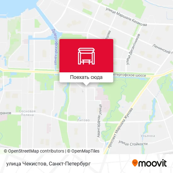 Карта улица Чекистов