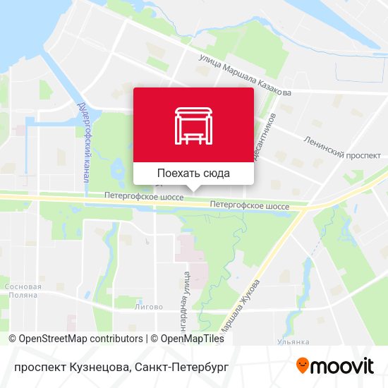 Карта проспект Кузнецова