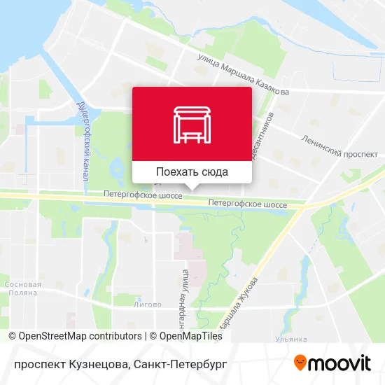Карта проспект Кузнецова