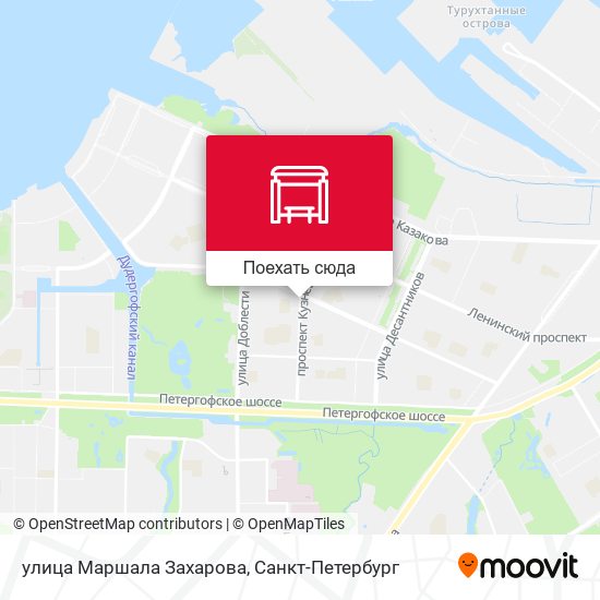 Карта улица Маршала Захарова