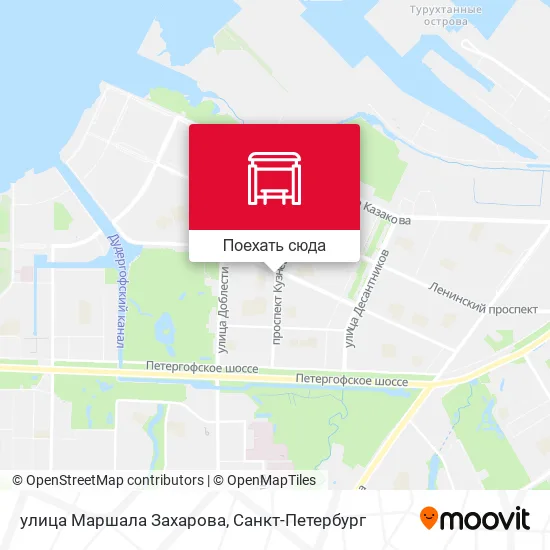 Карта улица Маршала Захарова