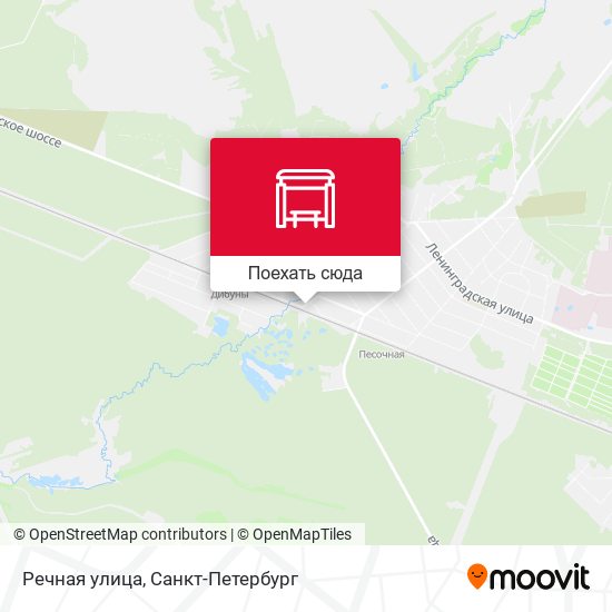 Карта Речная улица