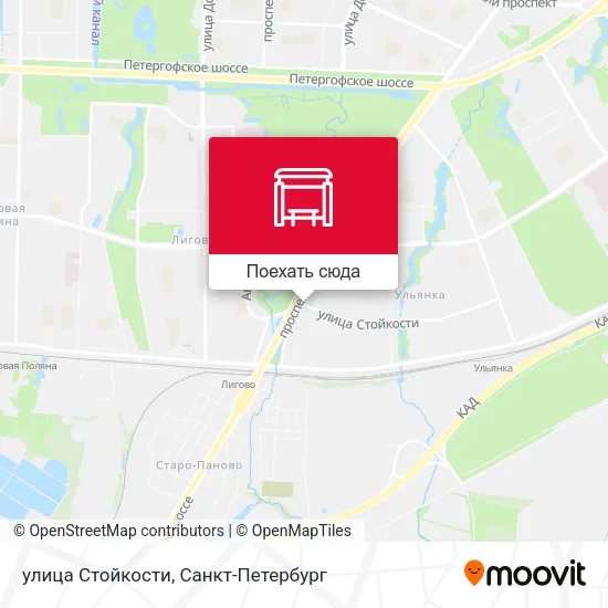Карта улица Стойкости