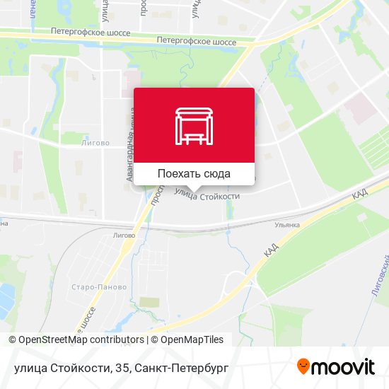 Карта улица Стойкости, 35