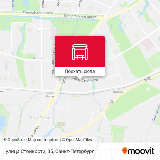 Карта улица Стойкости, 35