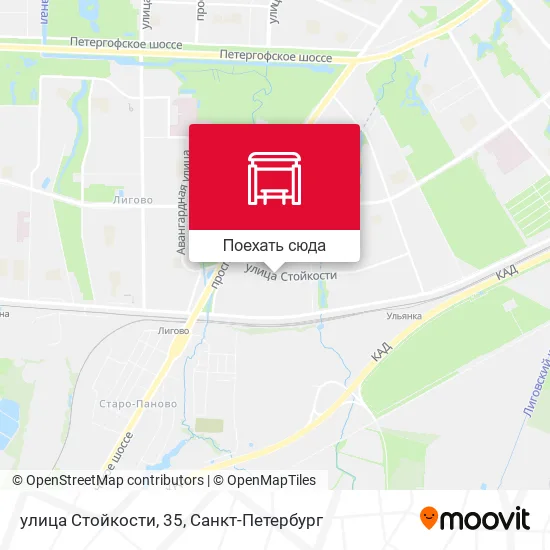 Карта улица Стойкости, 35