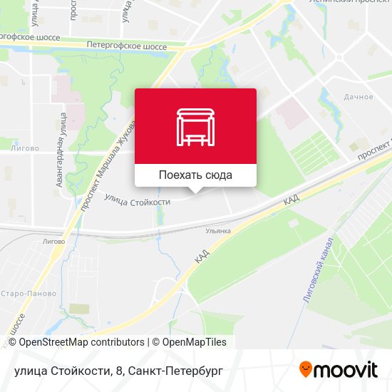 Карта улица Стойкости, 8