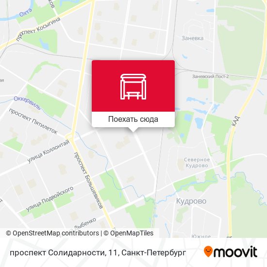 Карта проспект Солидарности, 11