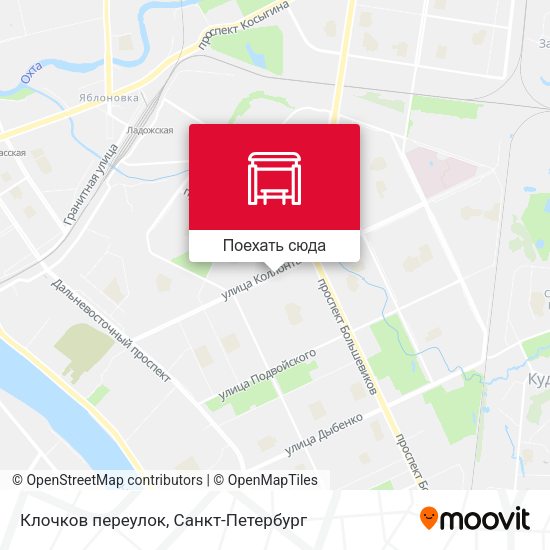 Карта Клочков переулок