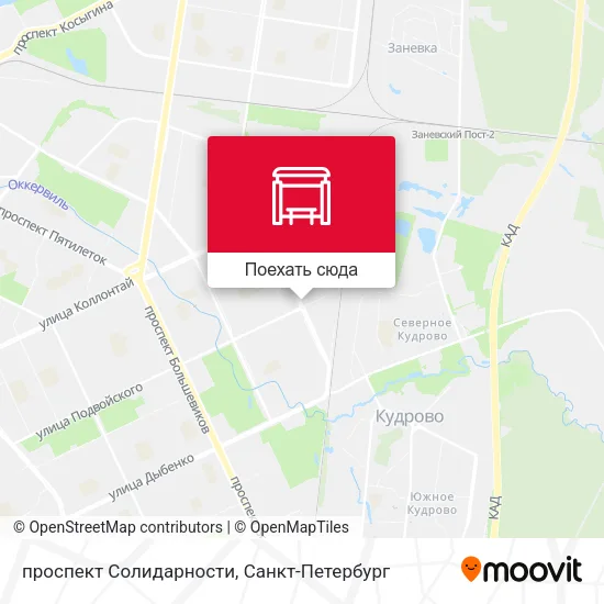 Карта проспект Солидарности