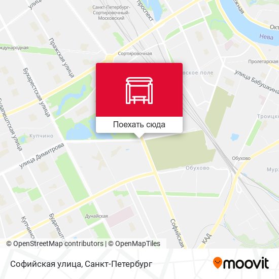 Карта Софийская улица