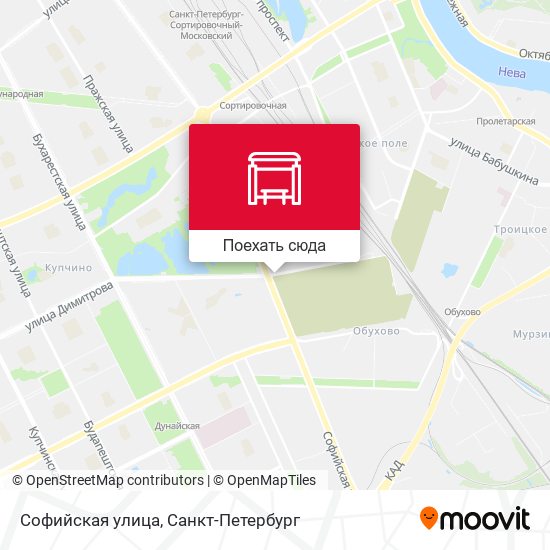 Карта Софийская улица