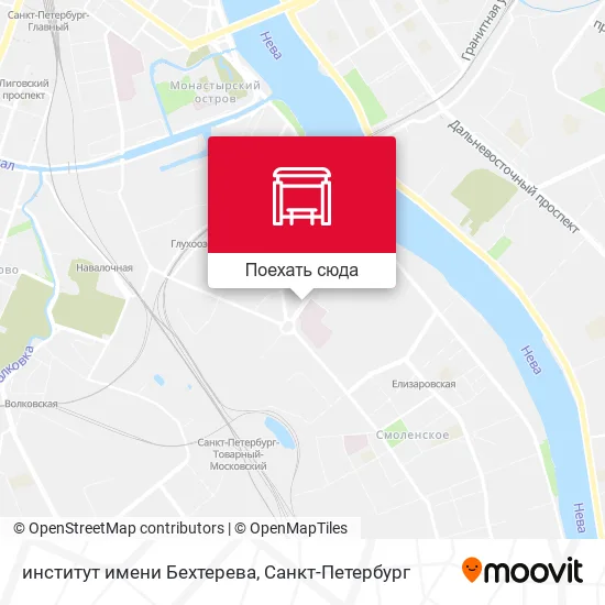 Карта институт имени Бехтерева