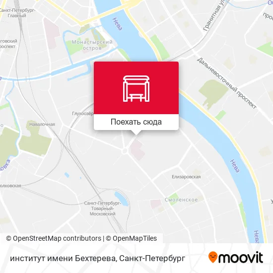 Карта институт имени Бехтерева
