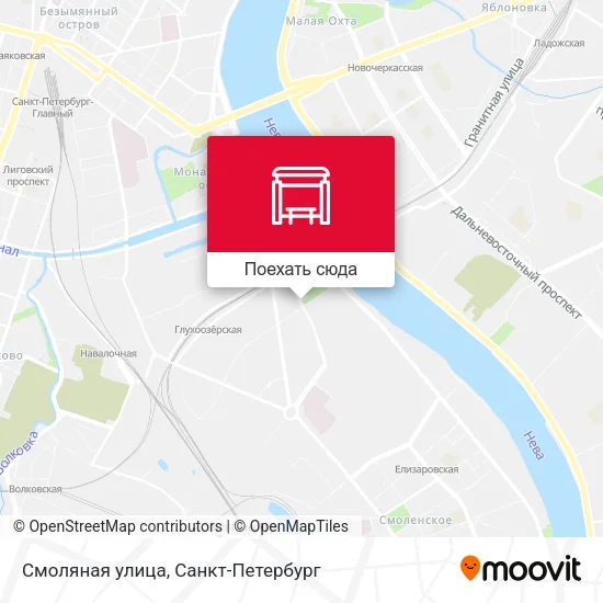 Карта Смоляная улица