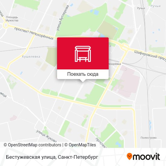 Карта Бестужевская улица