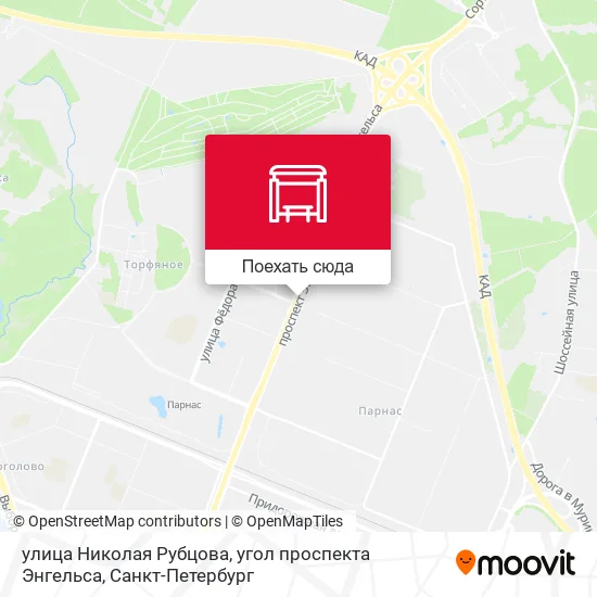 Карта улица Николая Рубцова, угол проспекта Энгельса