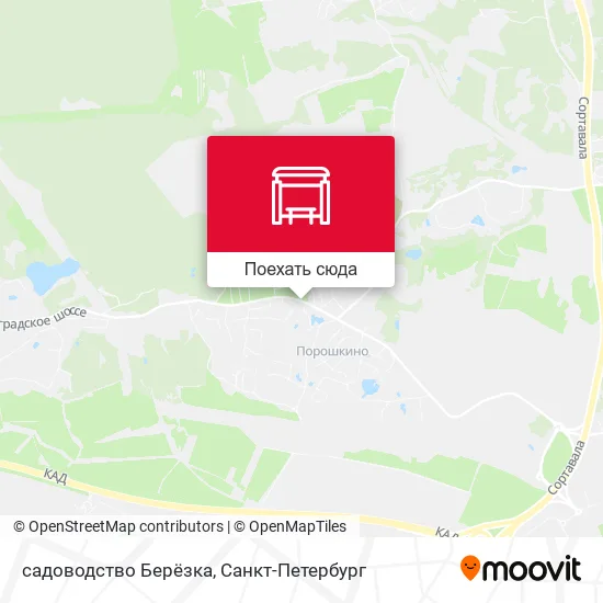 Карта садоводство Берёзка