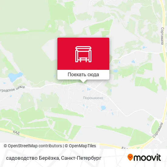 Карта садоводство Берёзка