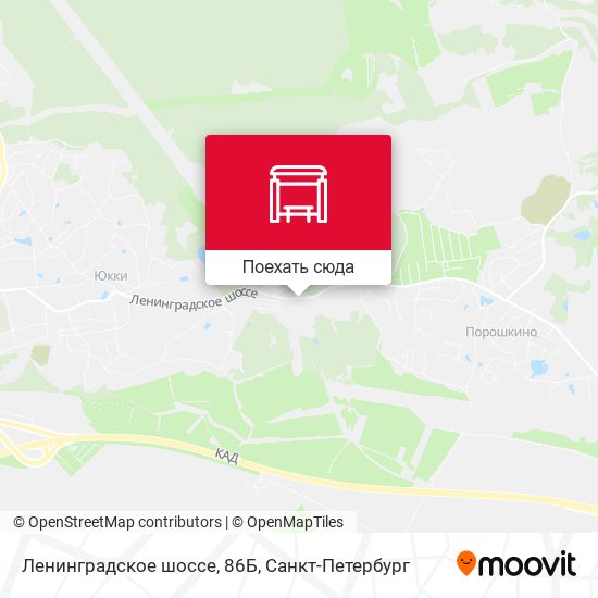 Карта Ленинградское шоссе, 86Б