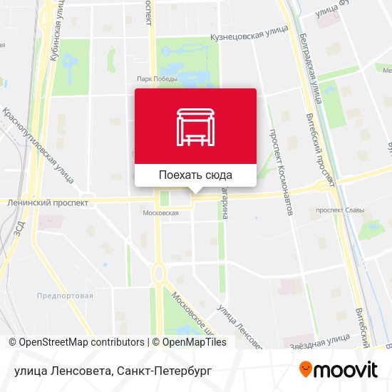 Карта улица Ленсовета