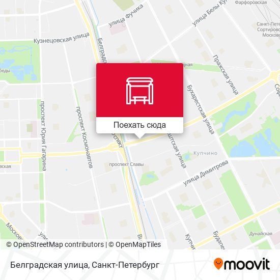 Карта Белградская улица