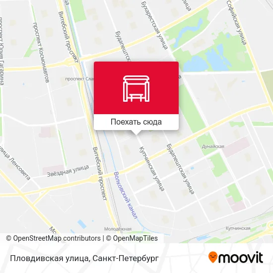 Карта Пловдивская улица