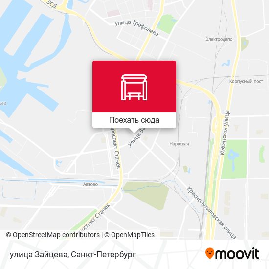 Карта улица Зайцева