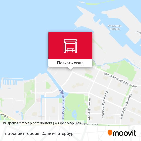 Карта проспект Героев