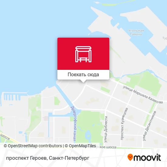 Карта проспект Героев