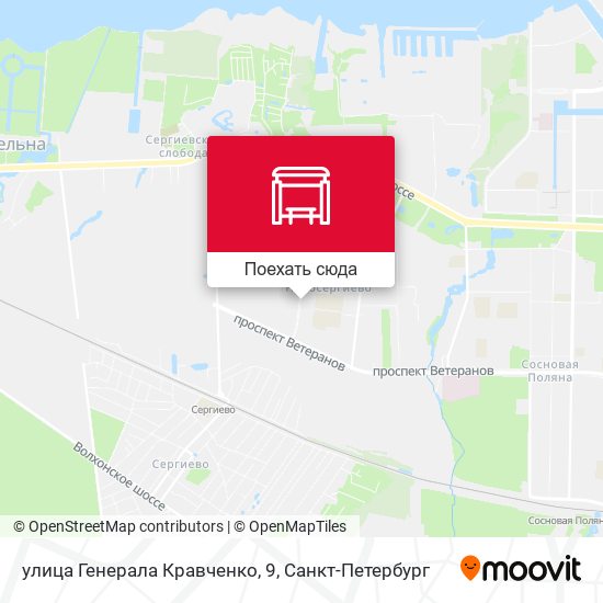 Карта улица Генерала Кравченко, 9