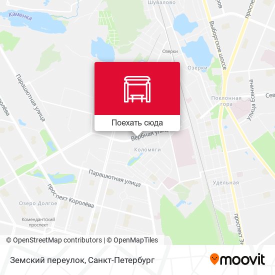 Карта Земский переулок