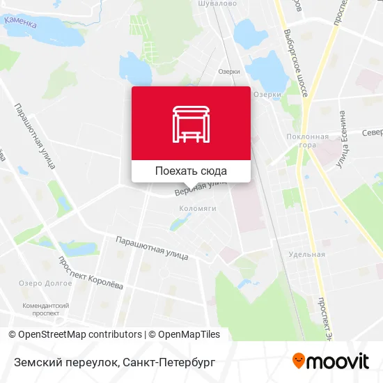 Карта Земский переулок