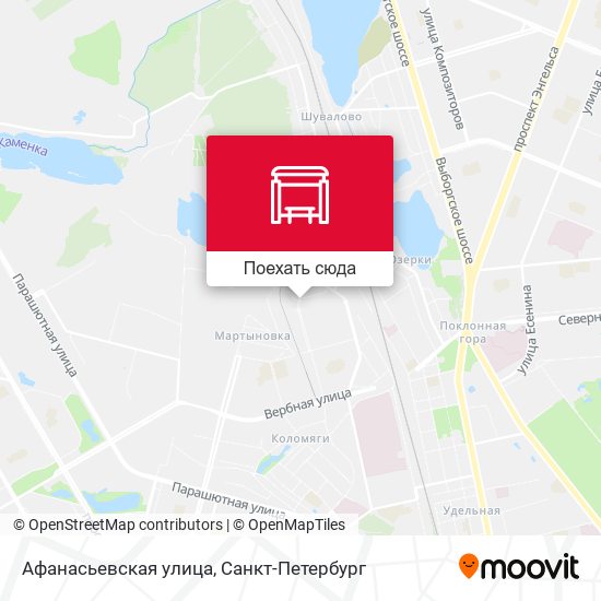 Карта Афанасьевская улица
